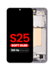 OLED Assembly with Frame for Galaxy S25 (S931) (Silver Shadow) (Aftermarket Plus Soft / 120Hz)