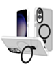 Carbon Wireless Charging Case with Ring Stand - CLEAR for Galaxy S25E (Only Ground Shipping)