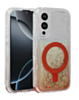 Wireless Charging Protective Glitter Liquid Bumper Case - RED for Galaxy S25E (Only Ground Shipping)