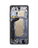 OLED Assembly with Frame for Galaxy S25 Edge (S937) (Titanium Jet Black) (Aftermarket Plus Soft)