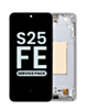 OLED Assembly with Frame for Galaxy S25 FE (S731) (White) (Service Pack)