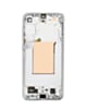 OLED Assembly with Frame for Galaxy S25 FE (S731) (White) (Aftermarket Plus Soft / 120Hz)