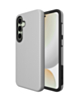 Shock Absorption Protective Dual Layer Case - SILVER for Galaxy S25 Plus / S24 Plus (Only Ground Shipping)