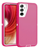 Heavy Duty Case for Galaxy S25 Plus / S24 Plus (LIGHT PINK & WHITE) (Only Ground Shipping)