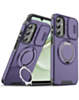 Rugged Magnetic Case with Ring Camera Cover - PURPLE for Galaxy S25 Plus (Only Ground Shipping)