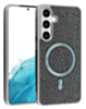 Wireless Charging Bling Diamond Crystal Case - SILVER for Galaxy S25 Plus (Only Ground Shipping)
