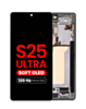 OLED Assembly with Frame for Galaxy S25 Ultra (S938) (Titanium Black) (Aftermarket Pro Soft / 120Hz)