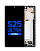 LCD Assembly with Frame for Galaxy S25 Ultra (S938) (Titanium Black) (Without Fingerprint) (Aftermarket Incell)