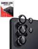 Camera Lens Protector with Metal Ring for Galaxy S26 Ultra (Black)