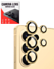 Camera Lens Protector with Metal Ring for Galaxy S26 Ultra (Pink Gold)