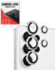 Camera Lens Protector with Metal Ring for Galaxy S26 Ultra (Silver Shadow)