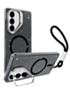 Glitter MagSafe Phone Case with Wrist Strap - BLACK for Galaxy S26 (Only Ground Shipping)