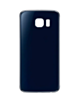 Back Glass with Camera Lens and Adhesive for Galaxy S6 (NO LOGO) (BLACK)