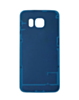 Back Glass with Camera Lens and Adhesive for Galaxy S6 Edge (NO LOGO) (BLACK)