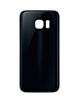 Back Glass with Camera Lens and Adhesive for Galaxy S7 (NO LOGO) (BLACK)