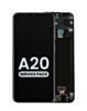 OLED Assembly with Frame for Galaxy A20 (A205 / 2019) (Service Pack)