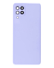Back Glass with Camera Lens and Adhesive for Galaxy A22 4G (A225 / 2021) (NO LOGO) (VIOLET)
