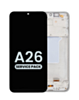 OLED Assembly with Frame for Galaxy A26 5G (A266 / 2025) (WHITE) (Service Pack)