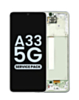OLED Assembly with Frame for Galaxy A33 5G (A336 / 2022) (AWESOME WHITE) (Service Pack)