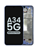 Grab wholesale deals on the OLED Assembly with Frame for Galaxy A34 5G A346 2023 in Awesome Violet, Service Pack.
