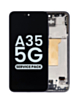 OLED Assembly with Frame for Galaxy A35 5G (A356 / 2024) (AWESOME NAVY) (Service Pack)