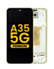 OLED Assembly with Frame for Galaxy A35 5G (A356 / 2024) (LEMON) (Premium)
