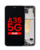OLED Assembly with Frame for Galaxy A35 5G (A356 / 2024) (AWESOME NAVY) (Aftermarket OLED)