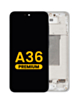 OLED Assembly with Frame for Galaxy A36 (A366 / 2025) (WHITE) (Premium)