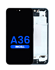LCD Assembly with Frame for Galaxy A36 (A366/2025) (BLACK) (Aftermarket Incell)