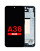 OLED Assembly with Frame for Galaxy A36 (A366/2025) (BLACK) (Aftermarket OLED)