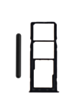 Dual Sim Card Tray for Galaxy A50 (A505) / A30 (A305) / A20 (A205) (BLACK)