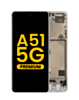 OLED Assembly with Frame for Galaxy A51 5G (A516 / 2020) (PRISM CUBE WHITE) (Non Verizon) (Premium)