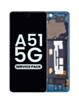 OLED Assembly with Frame for Galaxy A51 5G (A516 / 2020) (PRISM BRICKS BLUE) (Verizon) (Service Pack)