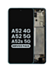 OLED Assembly with Frame (AWESOME BLUE) (Service Pack)for Galaxy A52 4G (A525 / 2021) / A52 5G (A526 / 2021) / A52S 5G (A528 / 2021)