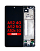 OLED Assembly with Frame (AWESOME WHITE) (Aftermarket OLED) for Galaxy A52 4G (A525 / 2021) / A52 5G (A526 / 2021) / A52S 5G (A528 / 2021)