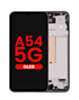 OLED Assembly with Frame for Galaxy A54 5G (A546 / 2023) (AWESOME GRAPHITE) (Aftermarket OLED)