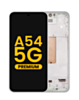 OLED Assembly with Frame for Galaxy A54 5G (A546 / 2023) (AWESOME WHITE) (Premium)