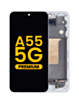 OLED Assembly with Frame for Galaxy A55 5G (A556 / 2024) (AWESOME ICEBLUE) (Premium)