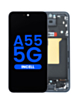 LCD Assembly with Frame for Galaxy A55 (A556 / 2024) (AWESOME NAVY) (Aftermarket Incell)