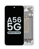 OLED Assembly with Frame for Galaxy A56 5G (A566 / 2025) (OLIVE GREEN) (Service Pack)