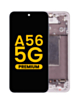 OLED Assembly with Frame for Galaxy A56 (A566 2025) (PINK) (Premium)
