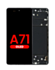 OLED Assembly with Frame for Galaxy A71 (A715 / 2020) (6.67") (BLACK) (Aftermarket OLED)
