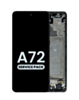 Buy the Awesome Black OLED assembly with frame, service pack, for the Galaxy A72 2021 model A725.