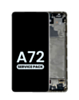 OLED Assembly with Frame for Galaxy A72 (A725 / 2021) (AWESOME WHITE) (Service Pack)