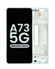 OLED Assembly with Frame for Galaxy A73 5G (A736 / 2022) (MINT) (Service Pack)