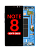 OLED Assembly with Frame for Galaxy Note 8 (N950) (Deepsea Blue) (Aftermarket Plus Soft)