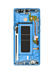 OLED Assembly with Frame for Galaxy Note 8 (N950) (Deepsea Blue) (Aftermarket Plus Soft)