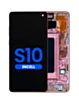 Shop the LCD assembly with frame for Galaxy S10 G973 without fingerprint sensor in Flamingo Pink, aftermarket Incell.
