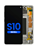 Order the LCD assembly with frame for Galaxy S10 G973 without fingerprint sensor in Prism White, aftermarket Incell.