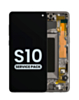 Order the OLED assembly with frame for Galaxy S10 G973 in Prism Black, service pack.